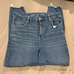 American Eagle Outfitters High Rise Blue Jeans